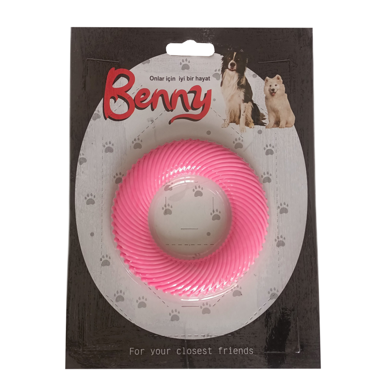 Köpek Oyuncağı Yuvarlak 9,5 cm Pembe