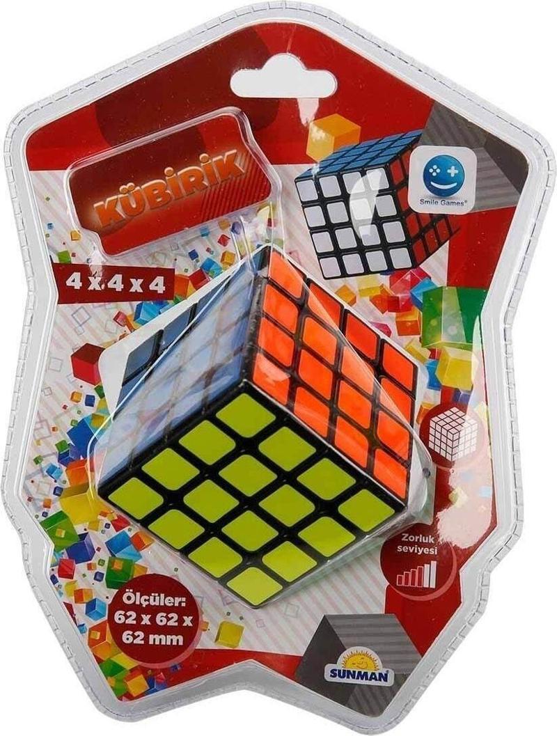 Smile Games Kübirik 4X4X4 Rubik Akıl Ve Zeka Küpü Oyunu