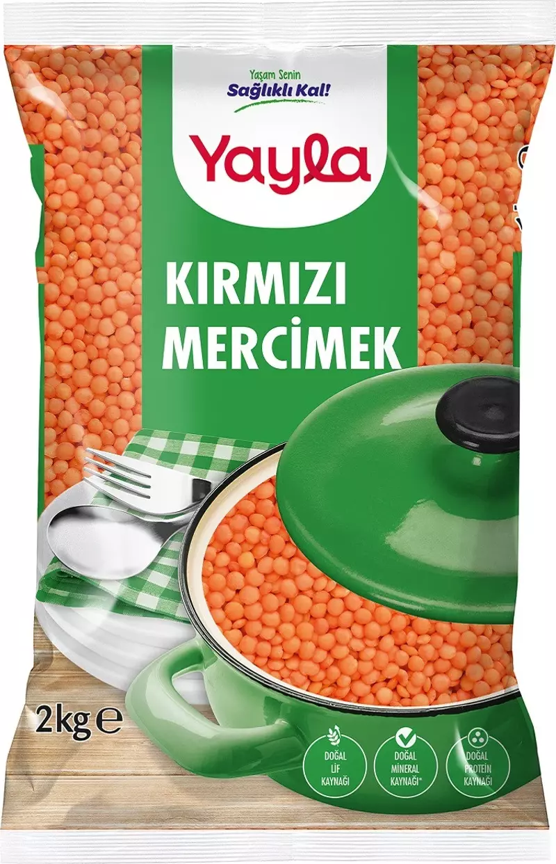 İthal Kırmızı Mercimek 2 kg