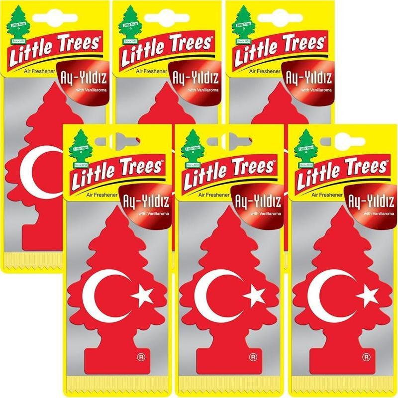 Little Trees Asma Koku 6'lı Ay Yıldız