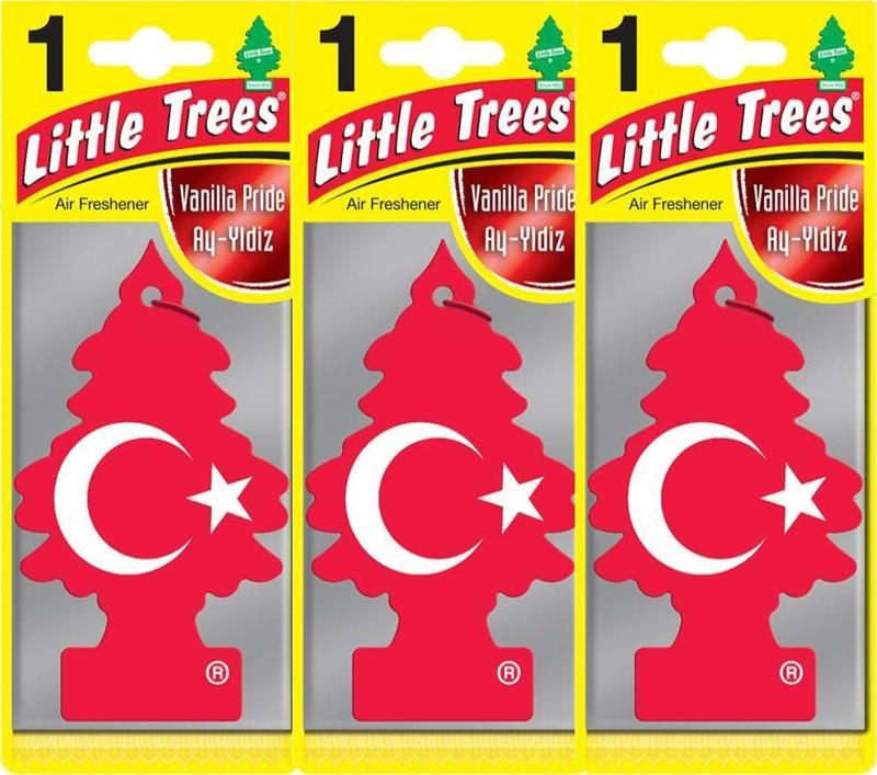 Little Trees Oto Kokusu 3'lü Ay-Yıldız