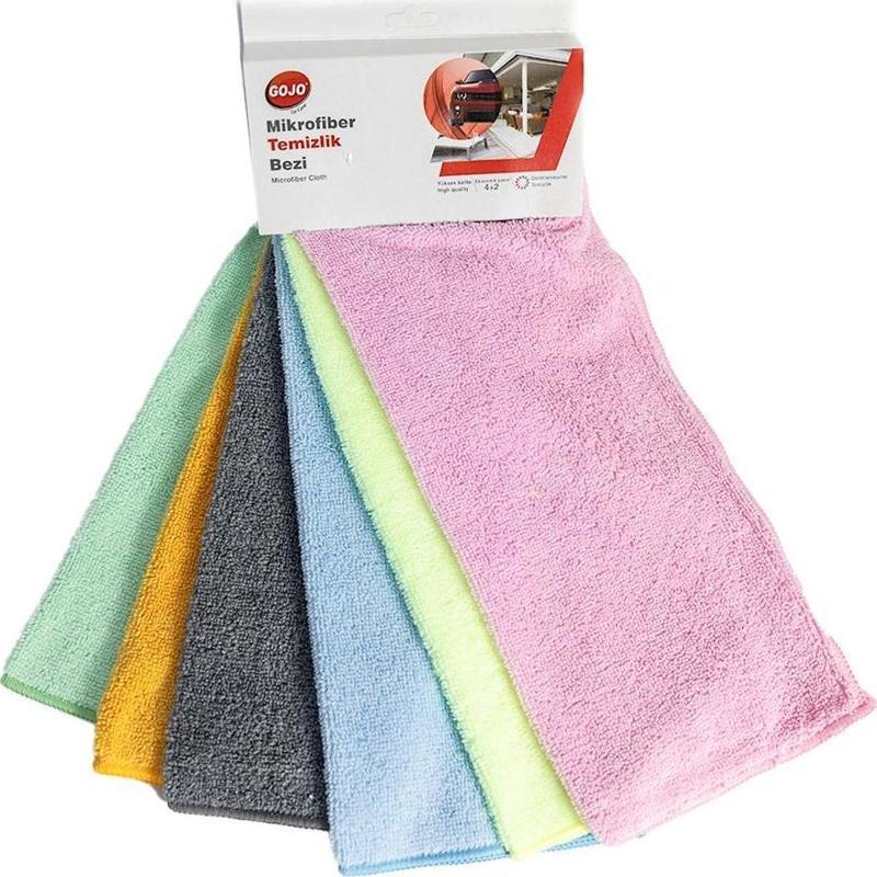 Mikrofiber Temizlik Bezi 6'lı Paket