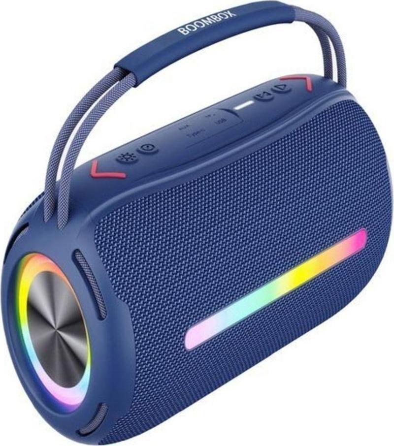 Boombox360 20w Su Geçirmez Taşınabilir Rgb Işıklı Bluetooth Hoparlör Tws Speaker Bt 5.1