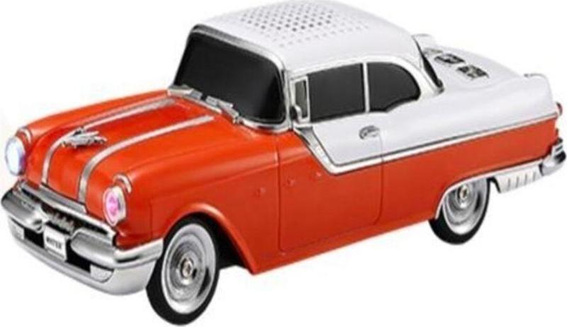 Nostaljik Pontiac Araba 1955 Model Bluetooth Hoparlör Fm Radyo USB Tf Aux Destekli Speaker