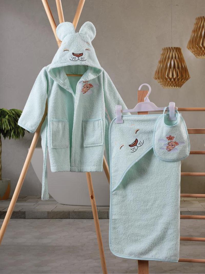 Bebek Banyo Seti Aslan Mint