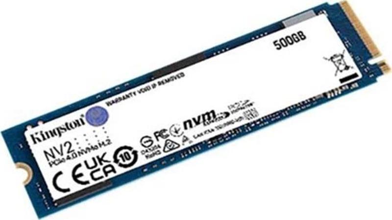 500 Gb Kıngston Nv2 M.2 2280 Pcıe 4.0 Nvme Snv2s/500g