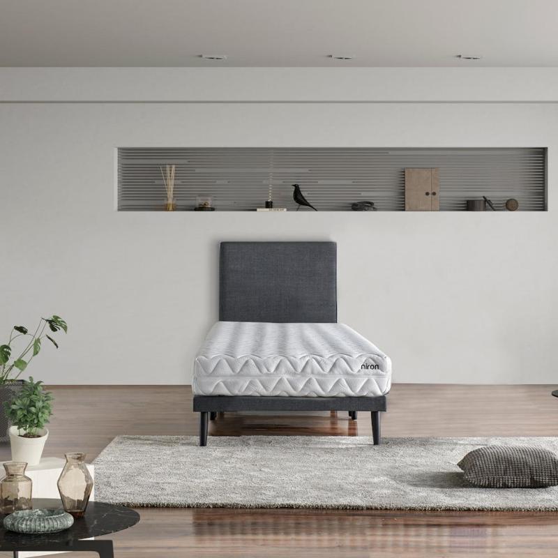Pocket 90x190 cm Tek Kişilik Yatak Katlanır Baza Başlık Takımı - Katlanır Baza, Başlık ve Yatak Seti