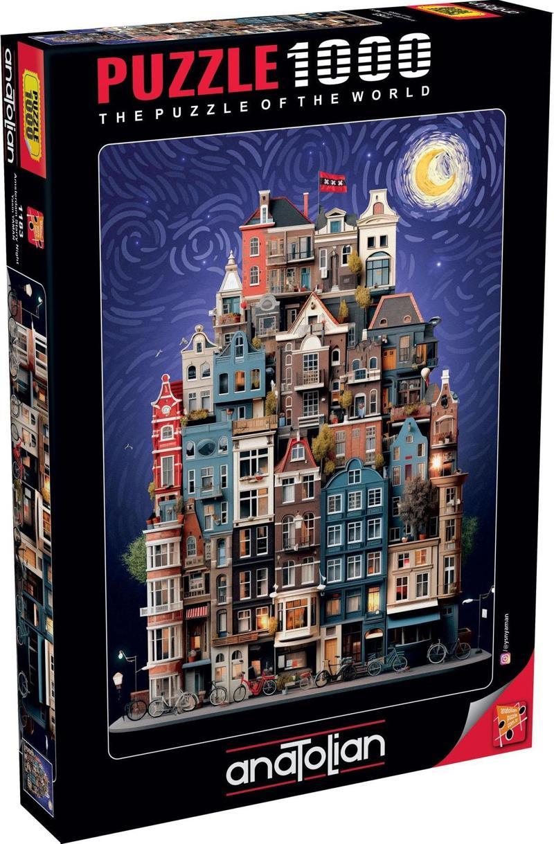 1000 Parçalık Puzzle / Amsterdam Starry Night - Kod 1183