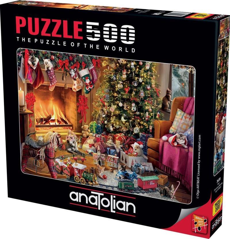 500 Parçalık Puzzle / Noel - Kod 3638