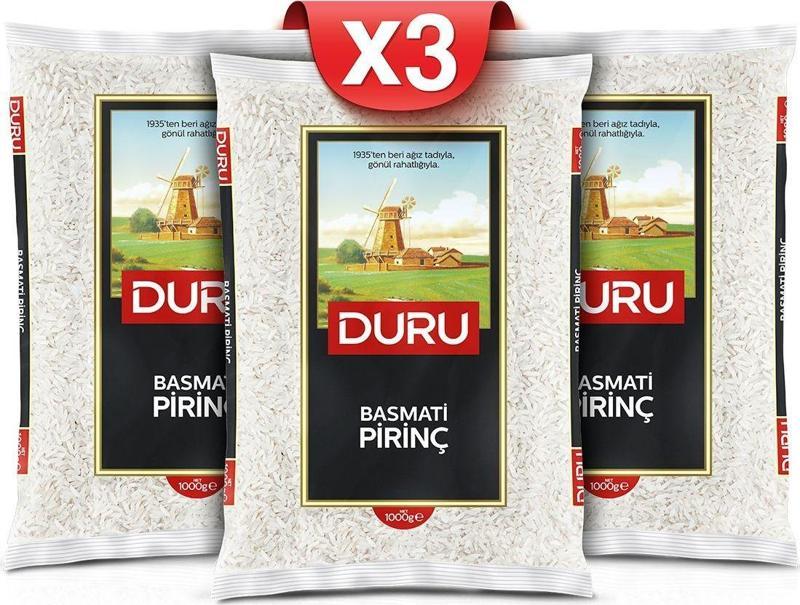 Duru Basmati Pirinç 3 x 1 Kg