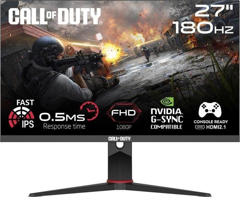 GAMEON Call Of Duty 27" FHD 180Hz, 0,5ms, Pivot, FastIPS, HDMI 2.1, PS5 Uyumlu Siyah Oyuncu Monitörü