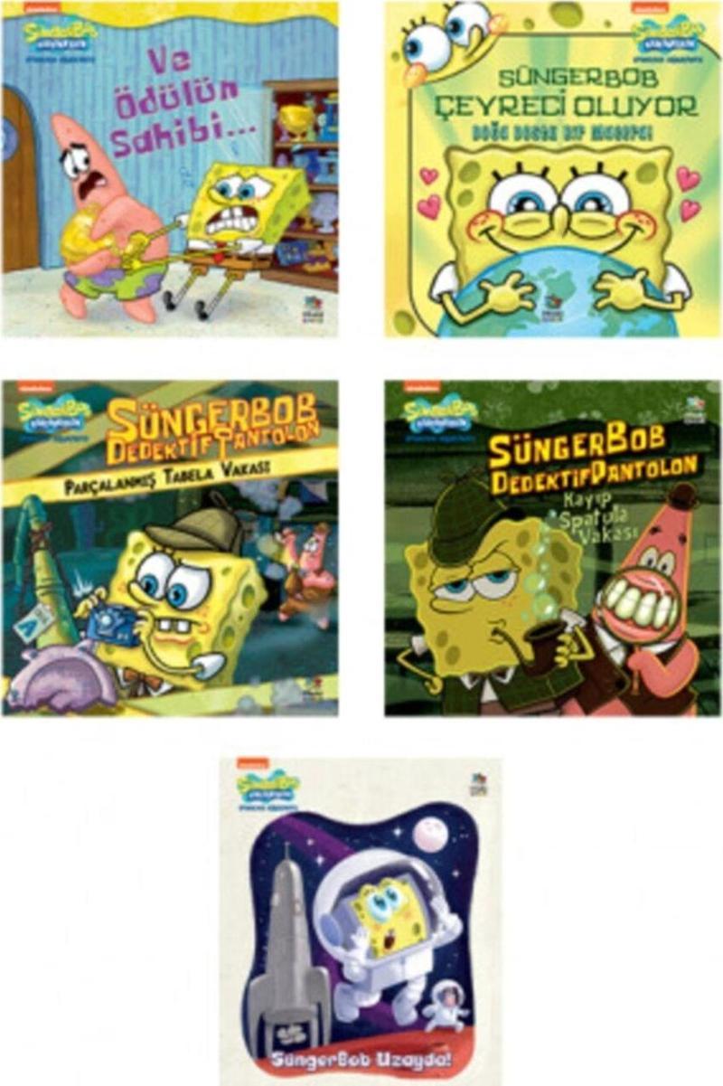 SüngerBob 5 Kitap Takım