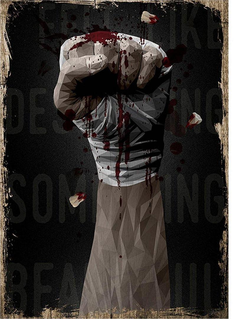 Fight Club Art Mdf Poster