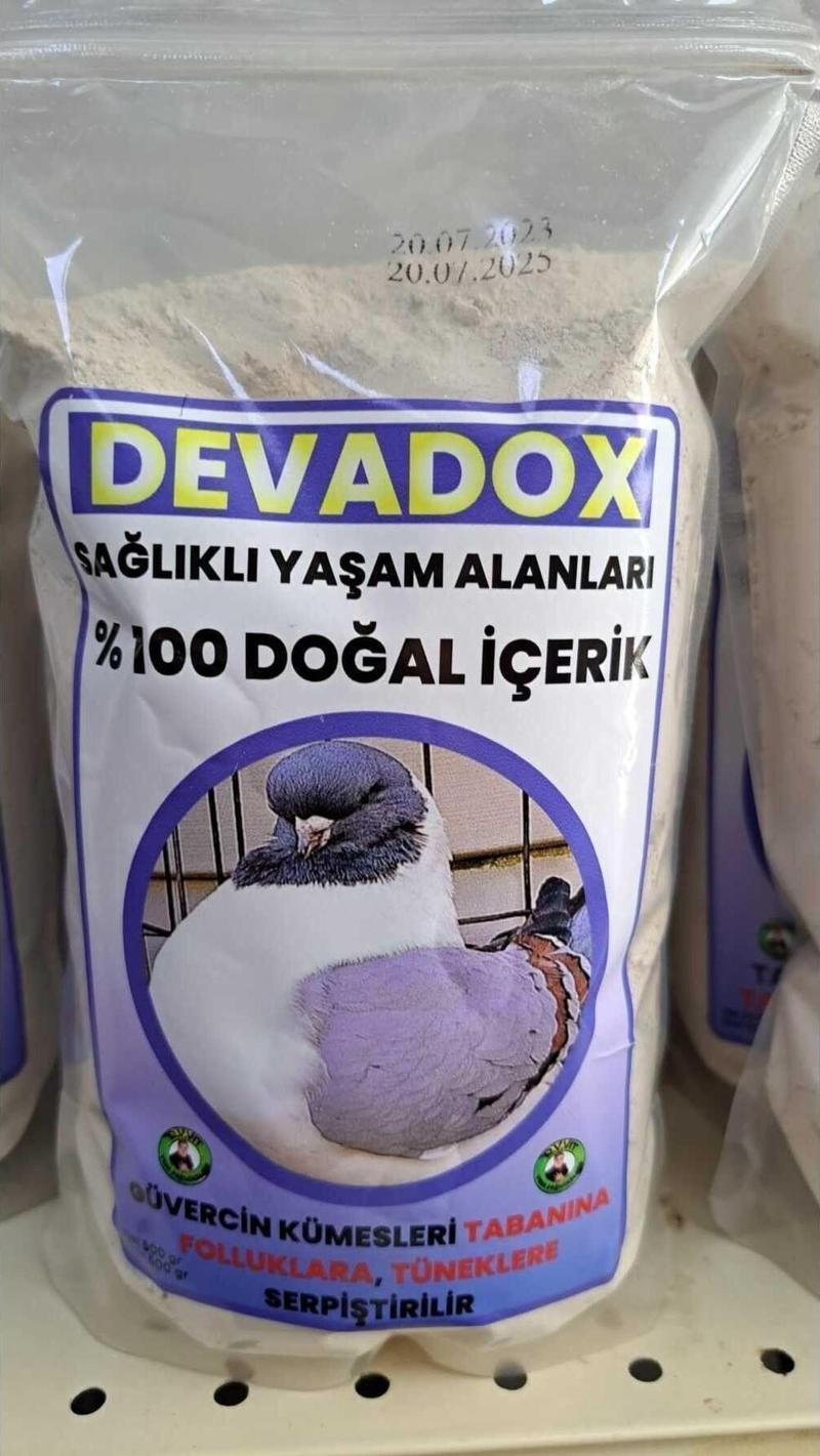 Devadox Biteson - Güvercinler Için Doğal Bit Pire Tozu 500 Gr