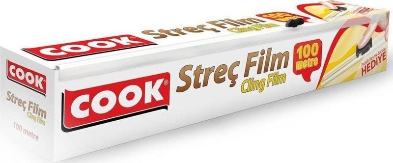 Streç Film 100 M Kayar Bıçak Hediyeli