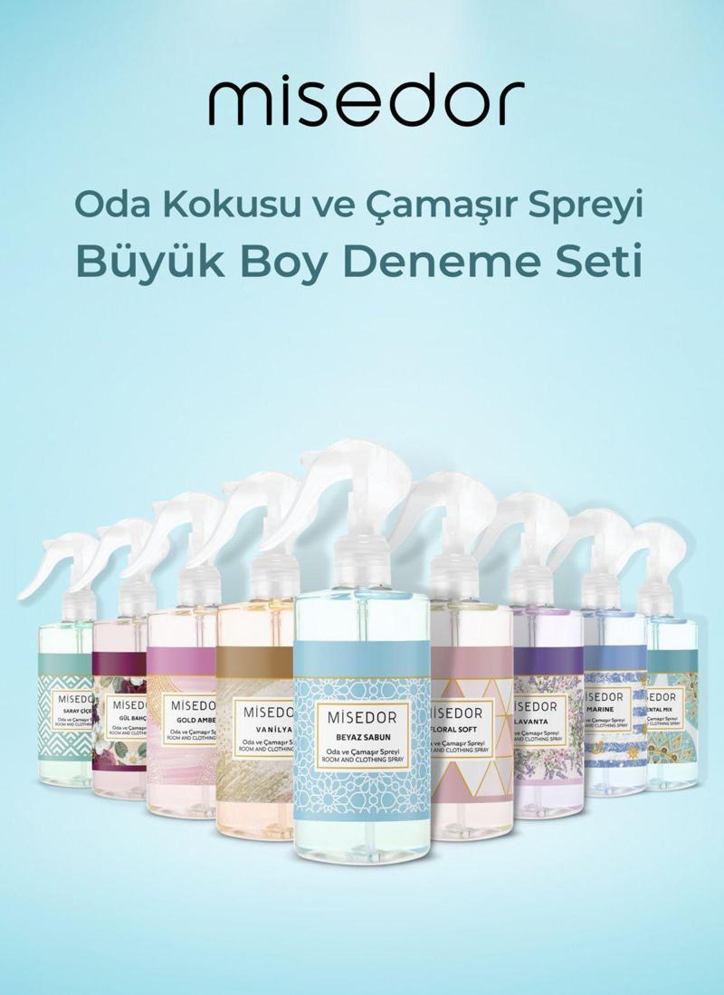 Oda Kokusu Ve Çamaşır Spreyi Büyük Boy Deneme Seti