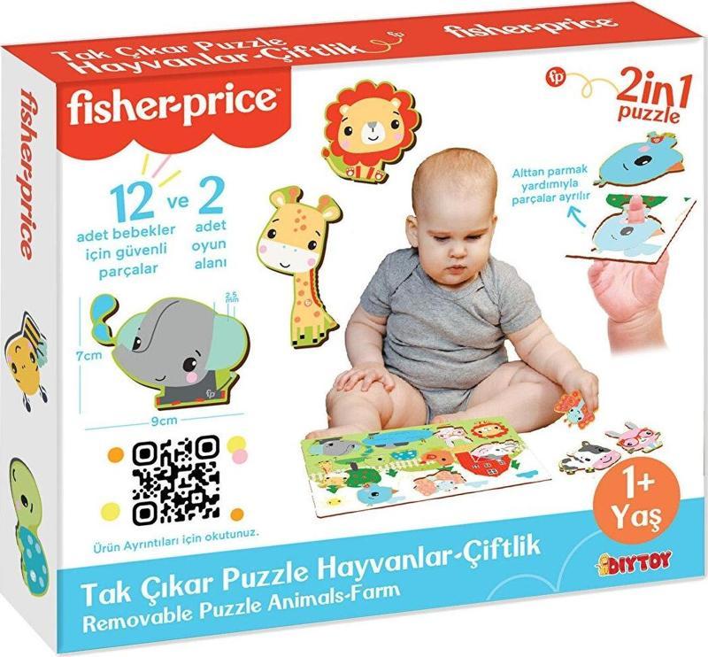 Fisher Price Tak Çıkar Puzzle Hayvanlar