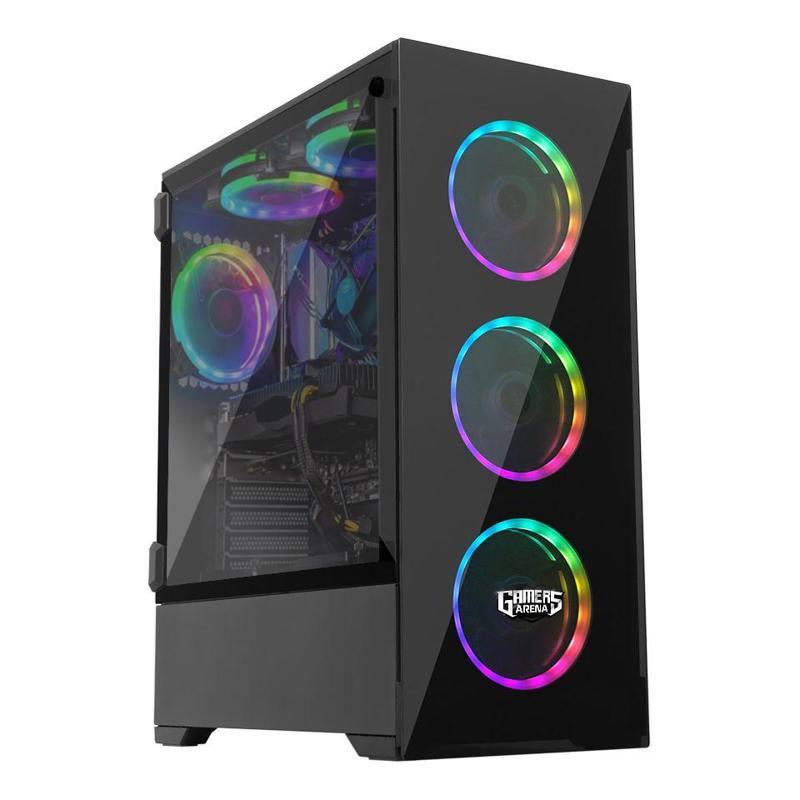 Gamers Arena GAMERS ARENA SANGAL PROC AMD RYZEN 5 5500 16GB DDR4 500GB SSD 8GB RTX3060 FREEDOS GAMING PC