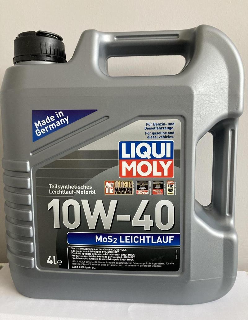 LIQUI MOLY MOS2 LEICHTLAUF 10W-40 4 LİTRE MOTOR YAĞI