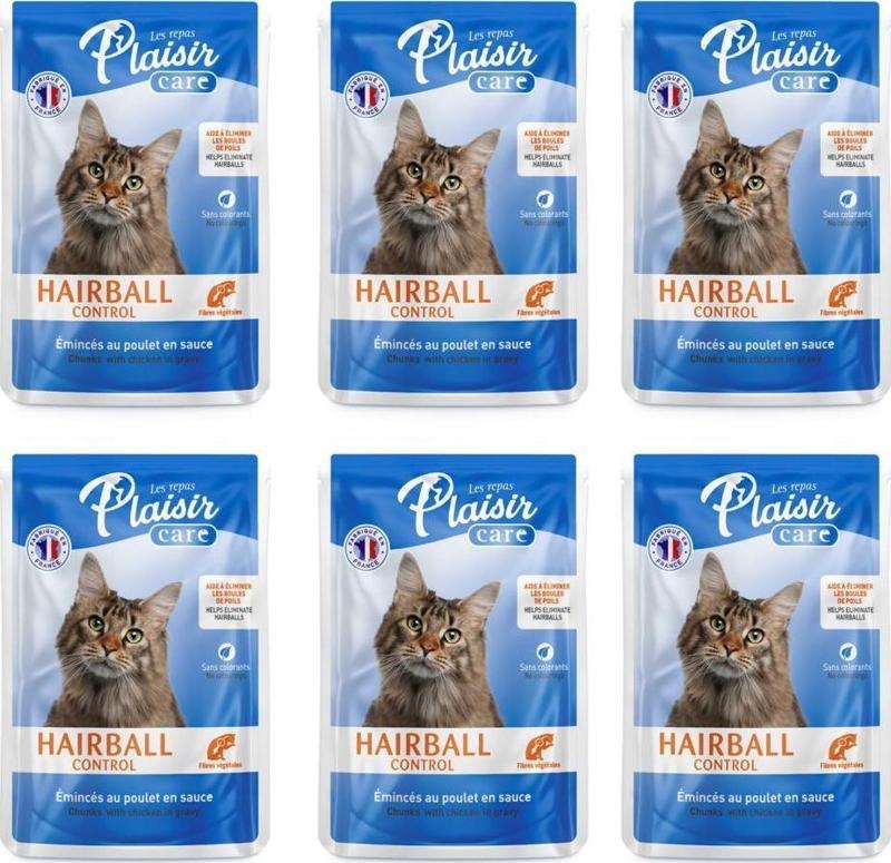 Care 85Gr Pouch Hairball Control - Tüy yumağı Kontrol 6Adet Yaş Kedi Maması