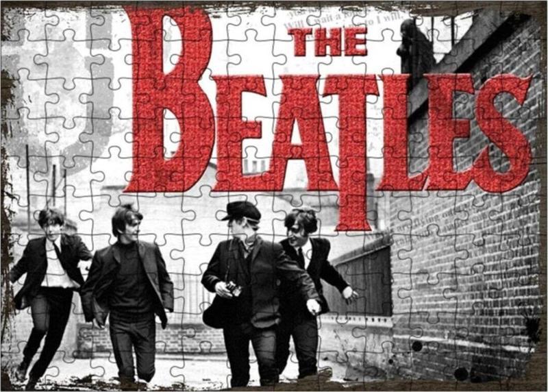 Ahşap Mdf Puzzle Yapboz The Beatles 120 Parça 25*35 Cm