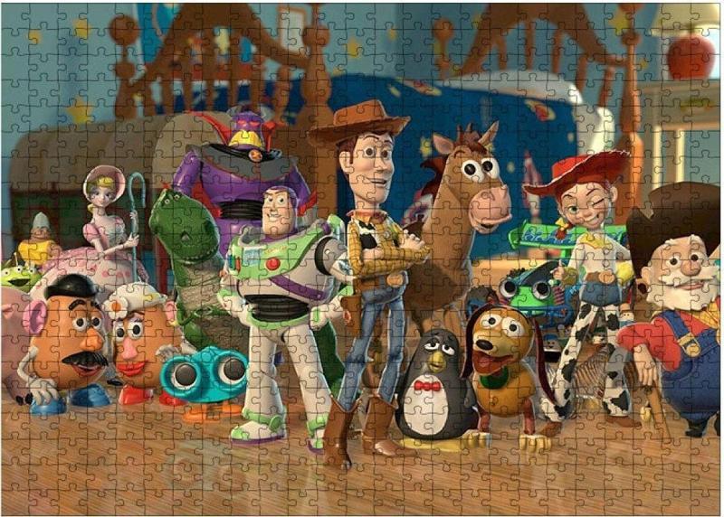 Ahşap Mdf Puzzle Yapboz Toy Story 500 Parça 50*70 Cm