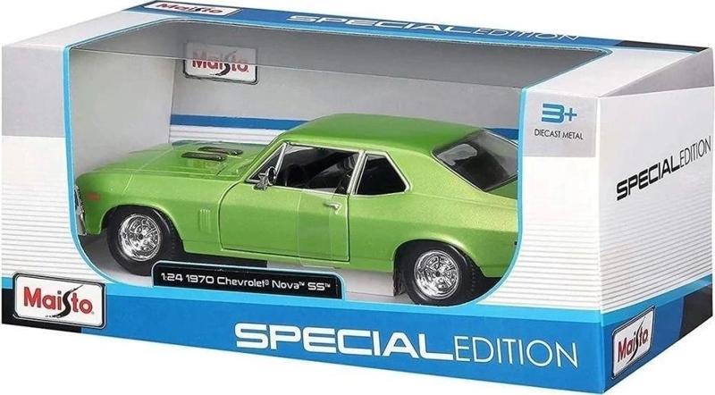 MAY 31262 1:24 Maisto Chevrolet Nova Ss 1970 Model Araba -Necotoys