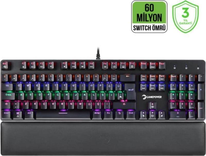 Ogre Rainbow Red Switch Mekanik Klavye