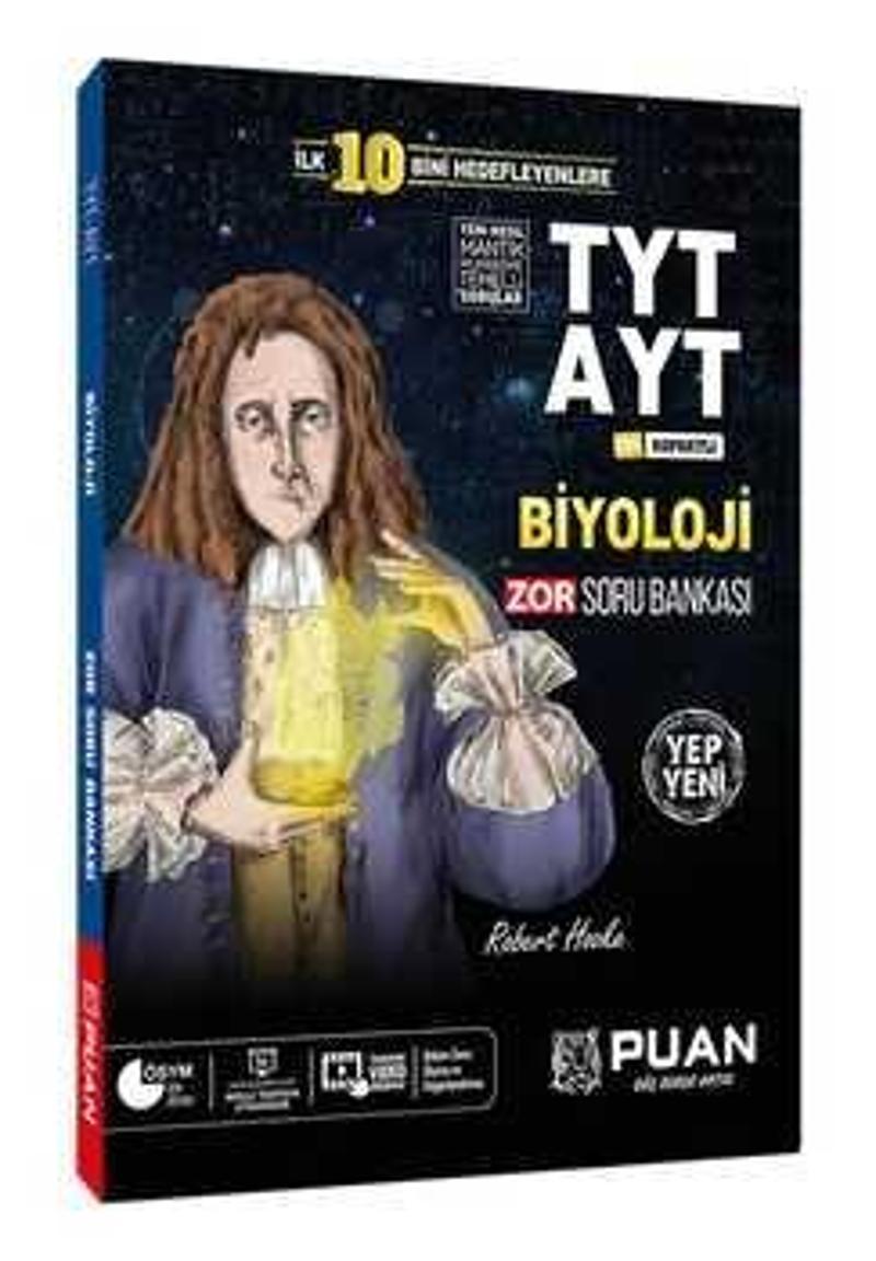 TYT AYT Biyoloji Zor Soru Bankası Puan Yayınları