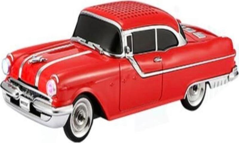 Nostaljik Pontiac Araba 1955 Model Bluetooth Hoparlör Fm Radyo USB Tf Aux Destekli Speaker