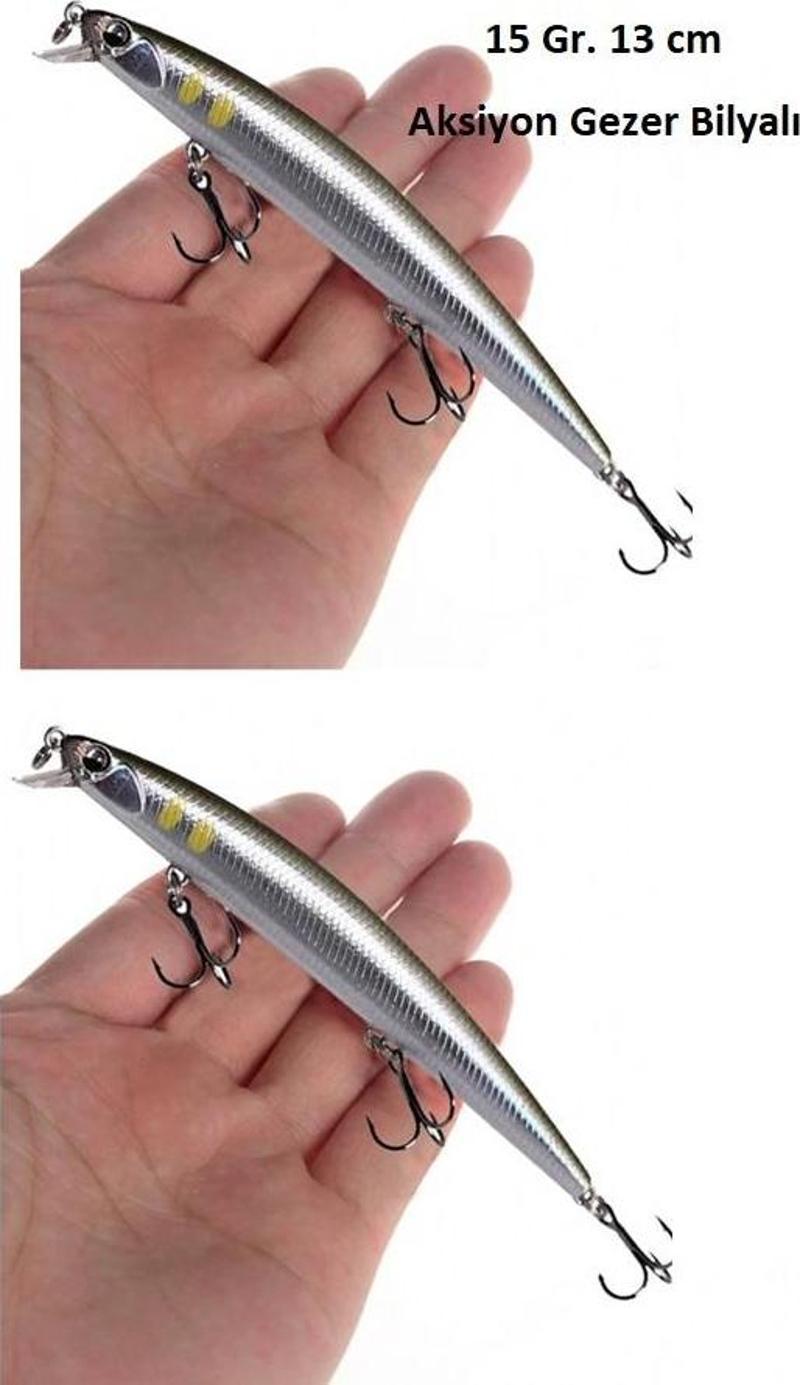 2 Adet Rapala  Lures Yapay Yem 15 gr.Suni Yem Turna Levrek Lüfer Çinekop Rapala Sasi Yem