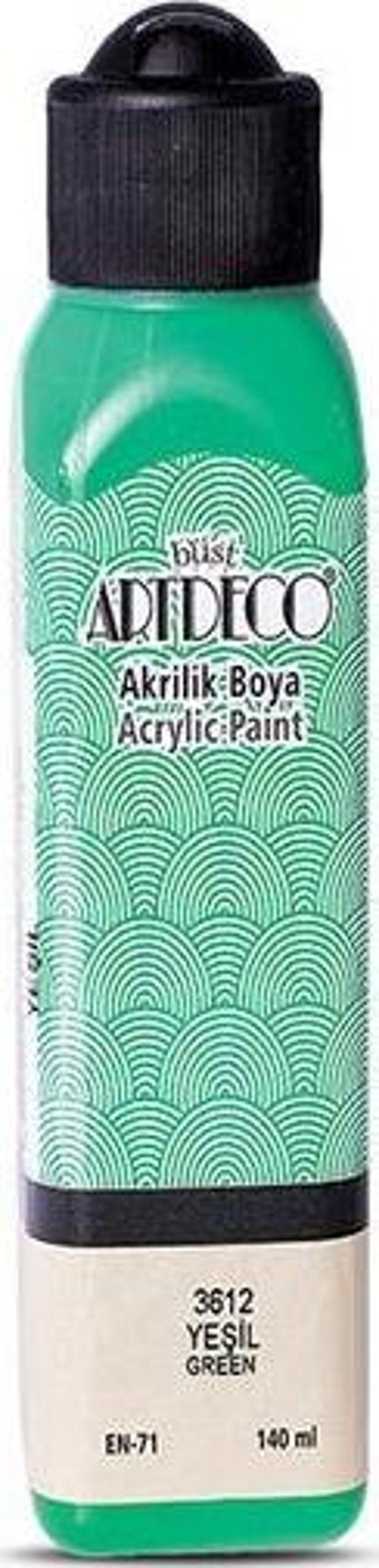 Akrilik Boya 140 ML Yeşil 070R-3612