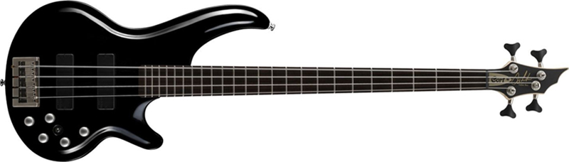 CR42BK BAS GİTAR CURBOW, SİYAH, Bartolini MK1-4