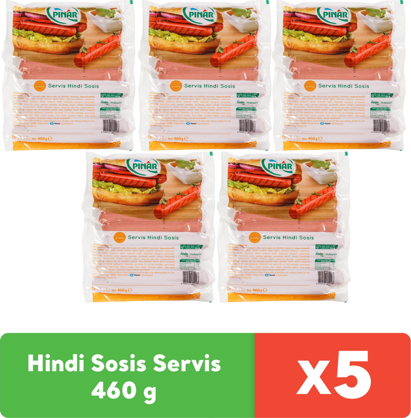 Hindi Sosis Servis 460 g x 5 adet