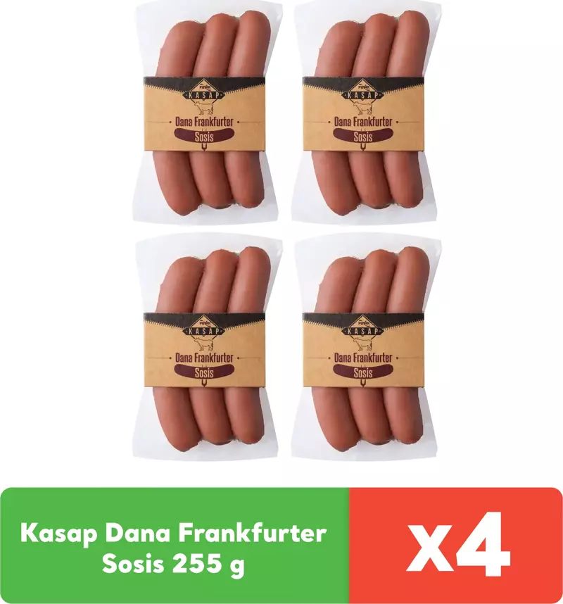 Kasap Dana Frankfurter Sosis 255 g x 4 adet