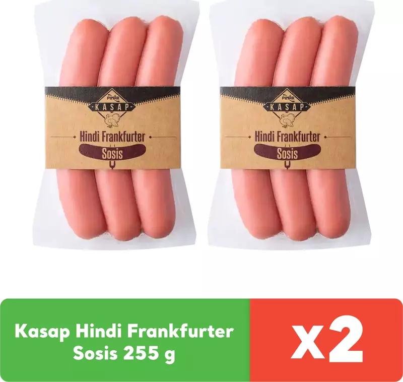 Kasap Hindi Frankfurter Sosis 255 g x 2 adet