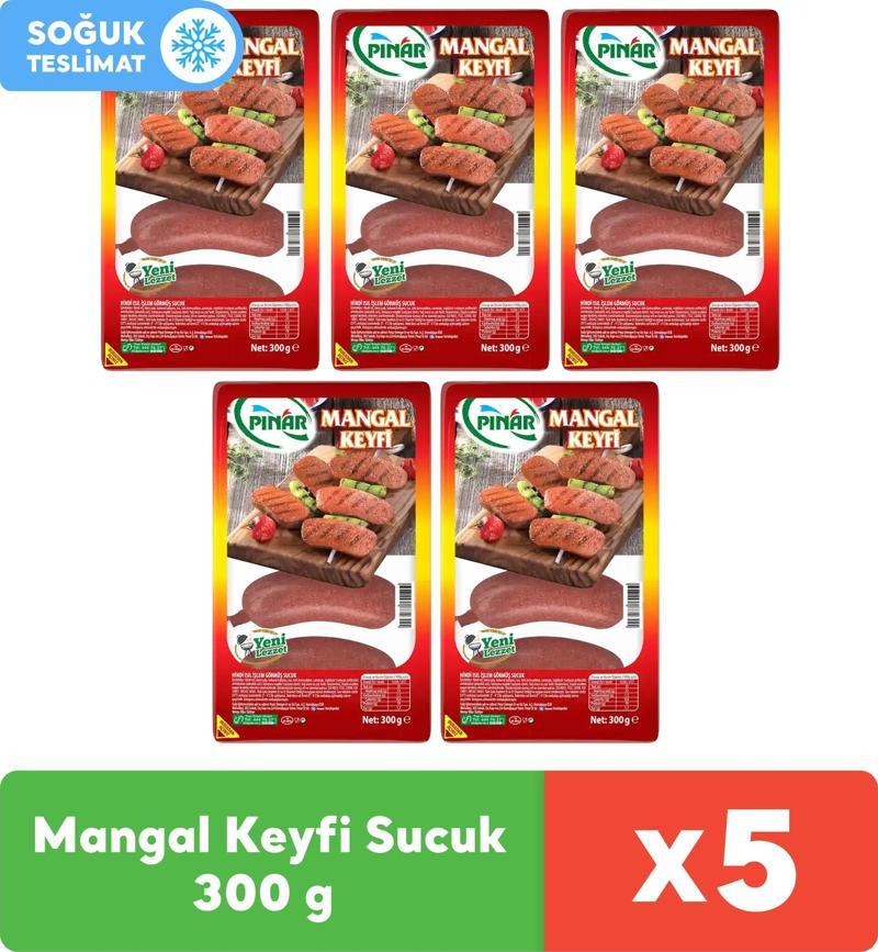 Mangal Keyfi Hindi Sucuk 300 g x 5 Adet