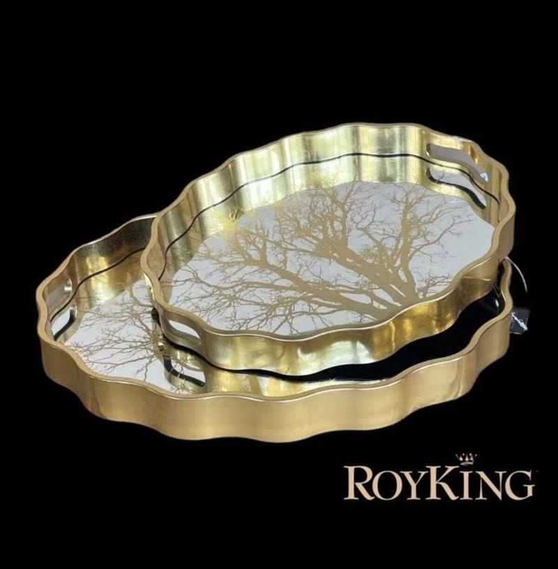 Royking 2'li Oval Tepsi 44x36 Ve 38x31