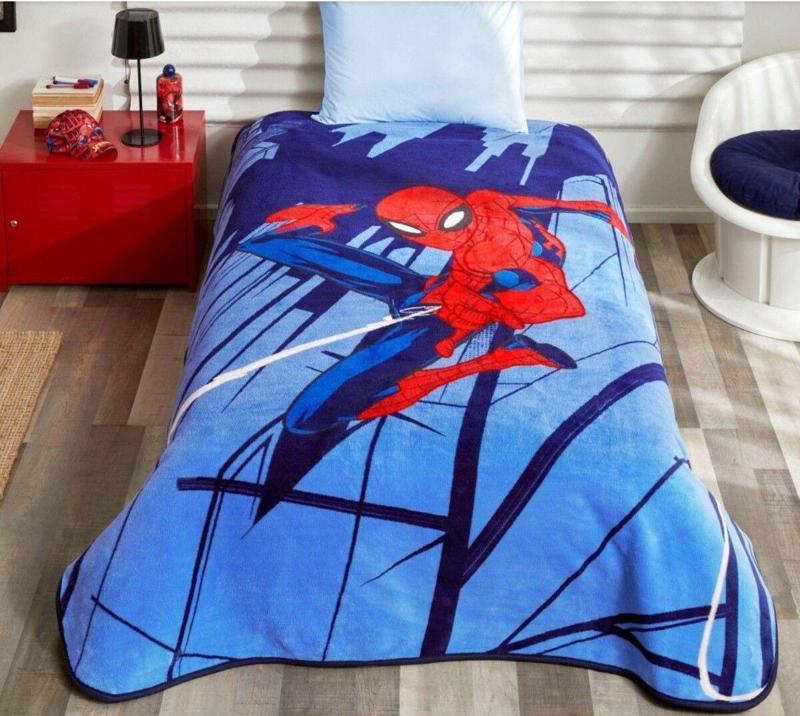 TAÇ Lisanslı Disney Spiderman Original Tek Kişilik Battaniye