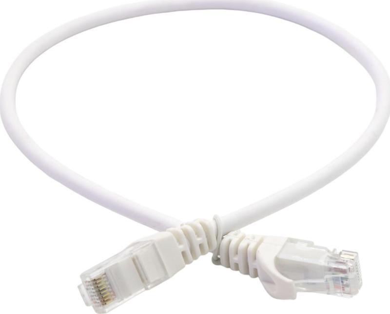0,50 MT CAT6 UTP LSZH PATCH CORD WHITE
