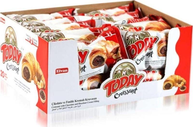 Today Kruvasan Çikolatalı 40 Gr. 20 Adet (1 Kutu)