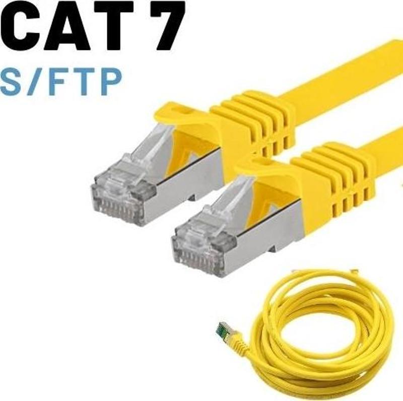 10 Metre CAT7 Kablo S/FTP LSZH Ethernet Network Lan Ağ Kablosu