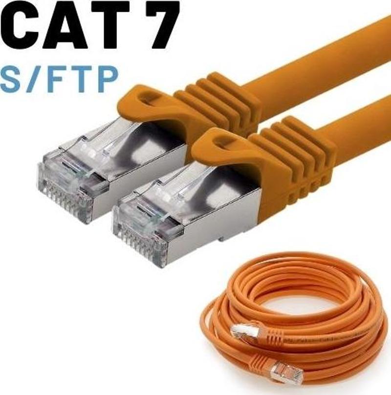 10 Metre CAT7 Kablo S/FTP LSZH Ethernet Network Lan Ağ Kablosu