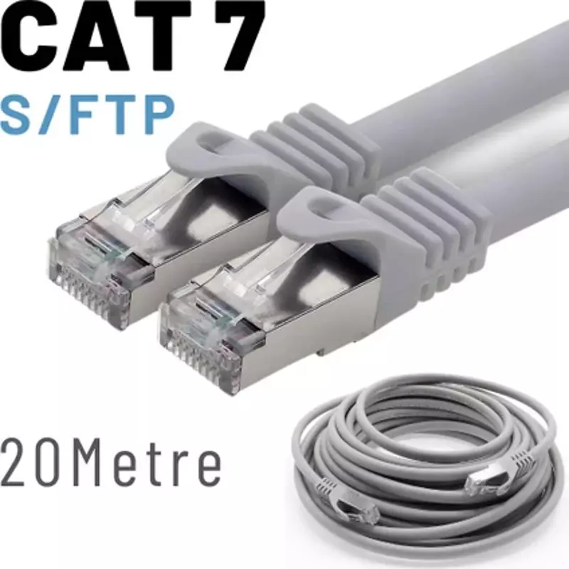 20 Metre CAT7 Kablo S/FTP LSZH Ethernet Network Lan Ağ Kablosu