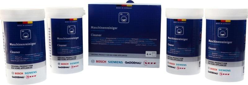 Çamaşır Makineleri İçin Temizleyici 4'lü, Bosch ile Uyumlu