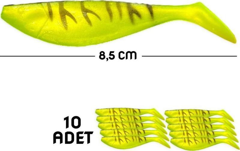 Fluo Green 8,5cm Sasi 10'lu (642-3018)