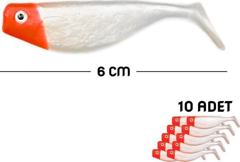 Kırmızı/ Beyaz 6 cm Sasi 10'lu (141-3017)