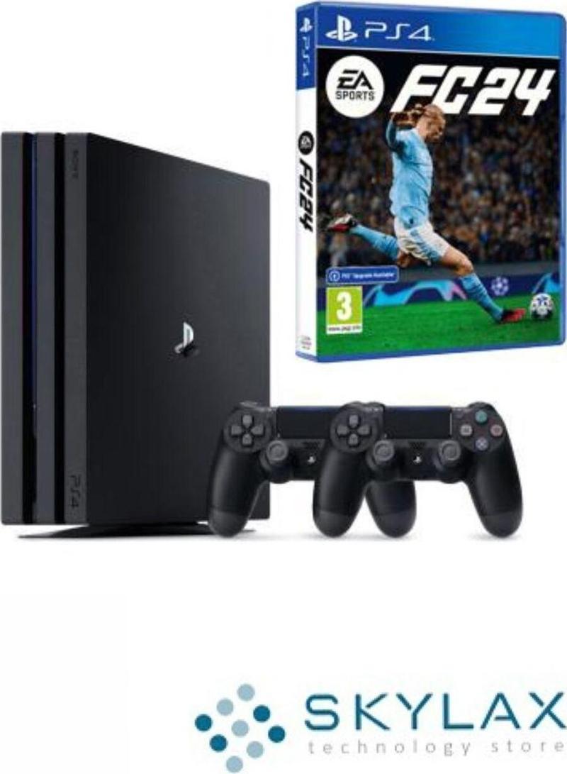 Playstation 4 Pro 1 Tb + 2 .Kol + Ea Sports Fc 24 Ps4 Oyun