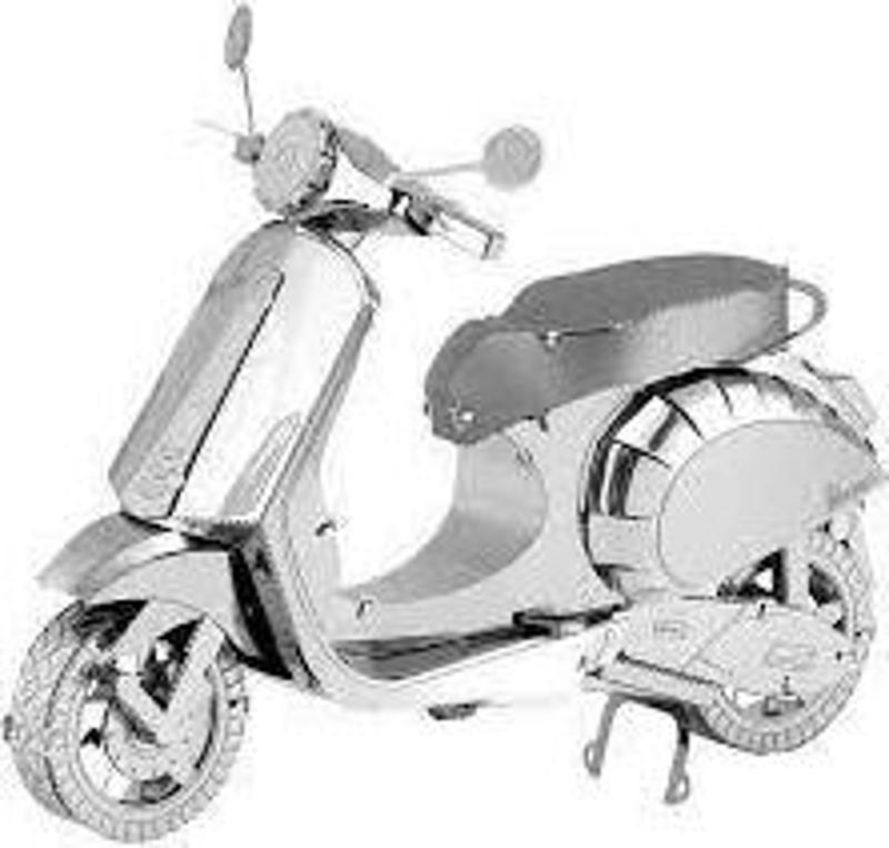 VESPA PRİMAVERA SCOOTER 3D Metal Maket Bulmaca Puzzle modeli kitleri DIY 14+ Yaş 52+ parça