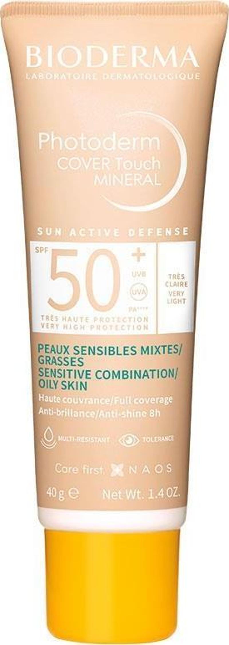 Photoderm Cover Touch Mineral Spf50+ 40 gr - Very Light